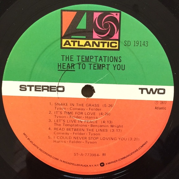 The Temptations - “Here To Tempt You” Vinyl LP - Picture 5 of 5